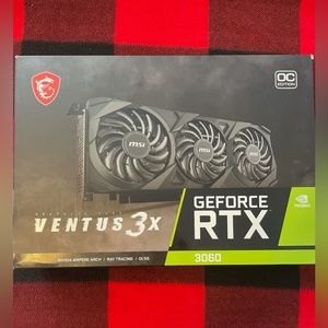 MSI Gaming GeForce RTX 3060 12GB 15 Gbps GDRR6 192-Bit 4 Torx Triple Fan Ampere
